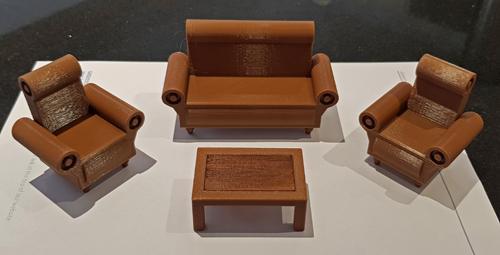 Dolls House 3 piece suite