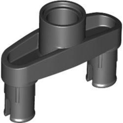 Lego Compatible (15461.dat) Technic Pin Connector 3L with 2 Pins and Center Hole