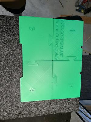 Sortainer M337 foam cutter guide