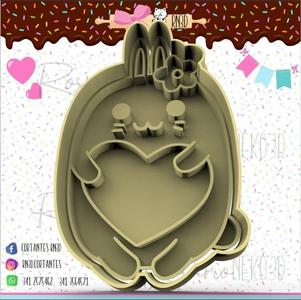 kawaii bunny cookie cutter - kawaii bunny cookie cutter