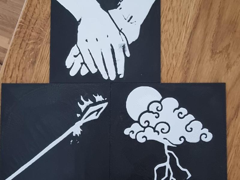 Giant God Symbols