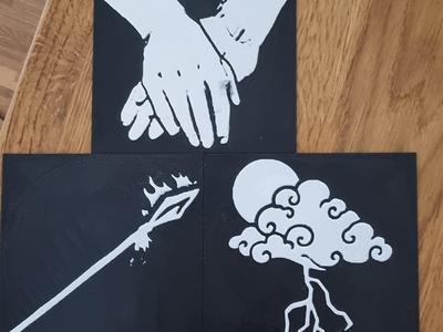 Giant God Symbols