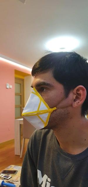 Corona virus mask fast print mask