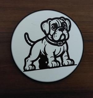 Boxer dog coaster