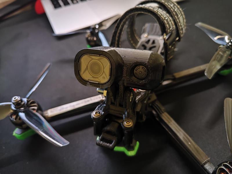 RunCam Thumb Pro v2 GoPro style mount and Lens Cover