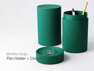 Pen Holder + Tray