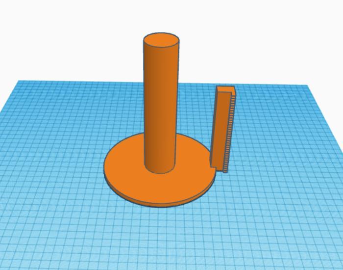 Paper towel holder with ripper