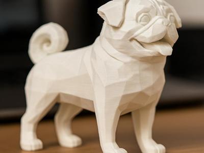 Low poly cute Pug (sell it!)