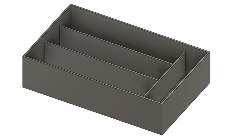 Einleger für Schubladen höhe 7 cm