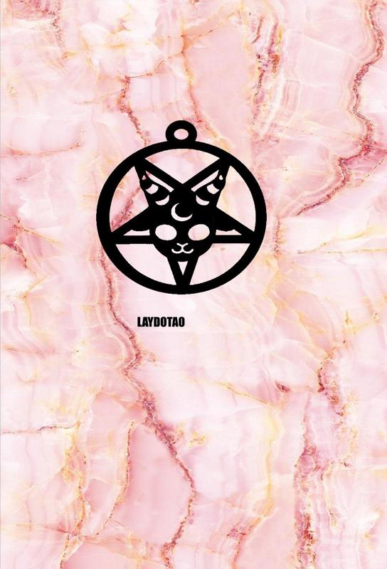 GOTHIC SATANIC GOTHIC GOTHIC DARK EARRING GOAT PENDANT