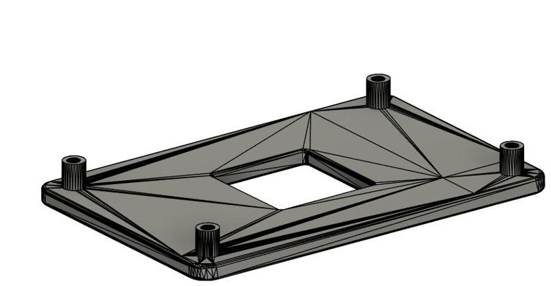 AM4 Stock fan mount backplate