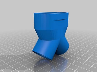 Filter adapter for scuba mask from Biedronka