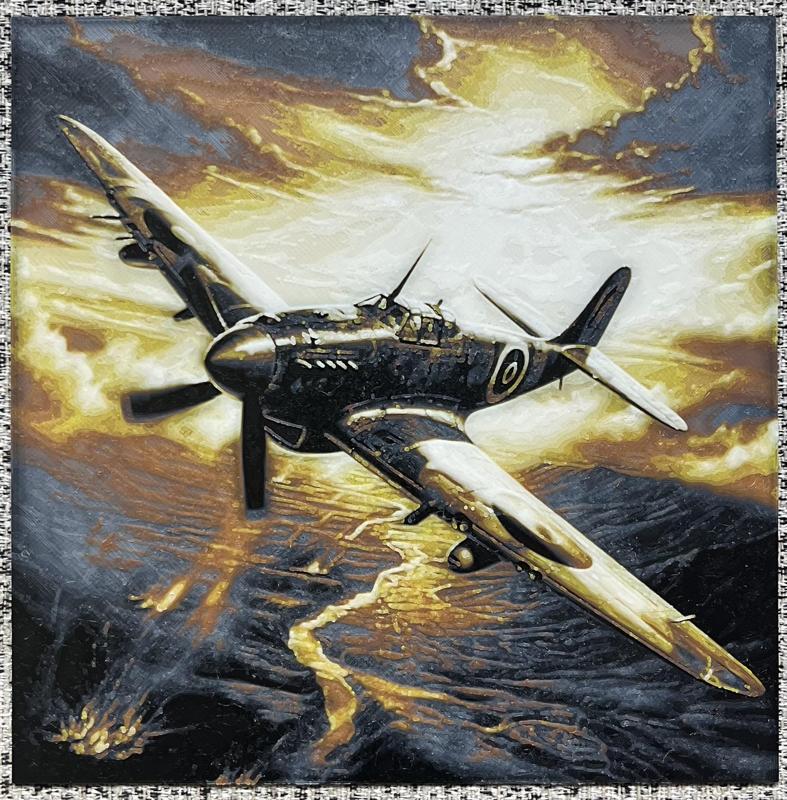 Spitfire (Filament Painting)