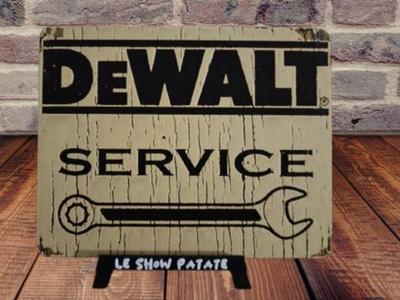 Plaque vintage DeWALT