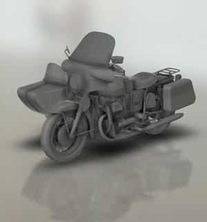 Moto Guzzi V-7 700 with sidecar