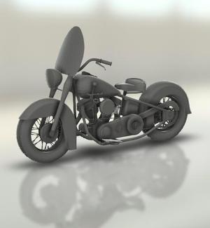 Harley-Davidson FL Hydra Glide 1951.