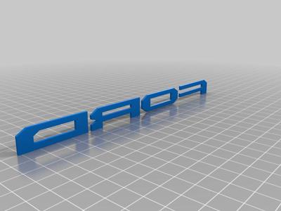 Ford Logo Letters