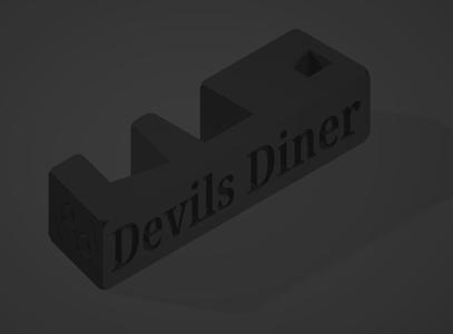 Keychain Phone Stand (Beveled)