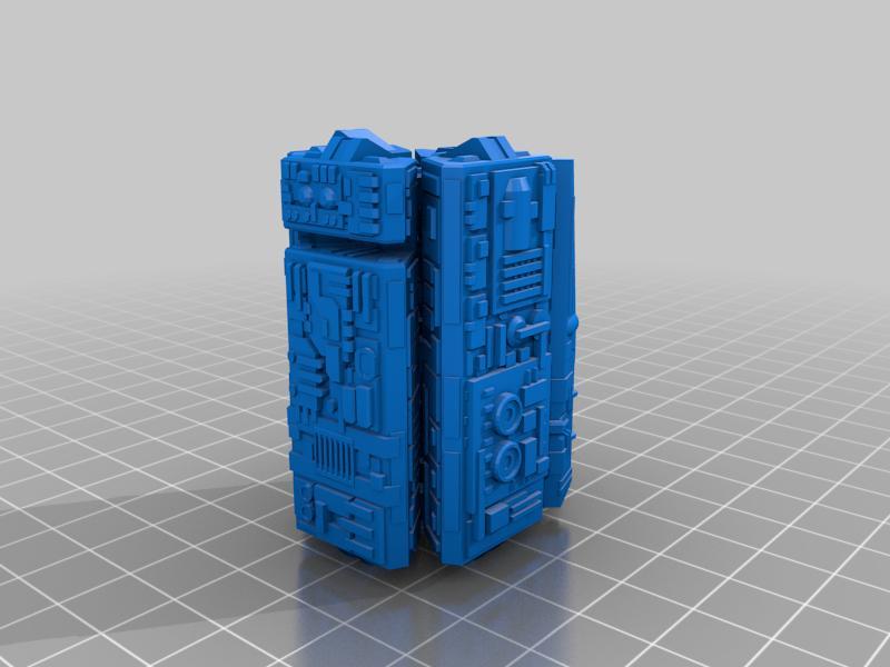 Improved centre modules that require no gluing.