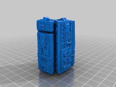 Improved centre modules that require no gluing.