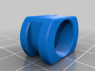 Clip for filament cleaning with Anycubic Mega filament holder