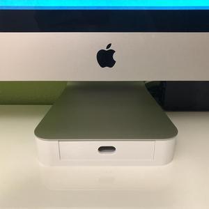 iMac support with drawer