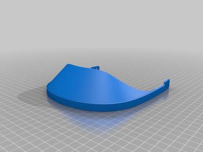 3d printed face shield A4 sheet Autolock Closed TOP