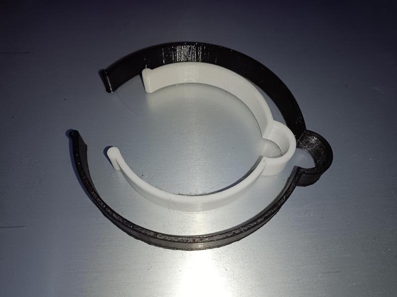 Vinyl roll clip, self-adhesive film, 80, 100 and 115 mm