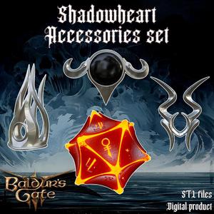 Shadowheart Cosplay Accessories Set Baldurs Gate 3