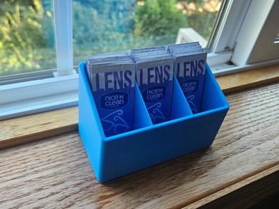 Drink Mix Holder/Glasses Wipe Holder x3 39mm Slots