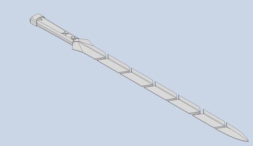 Genshin Impact - Kuki Shinobu Whip Sword