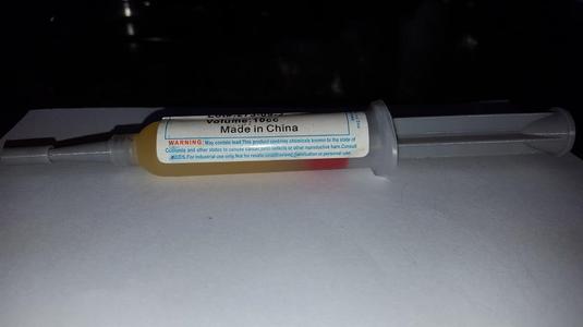 Flux Syringe Tip & Plunger