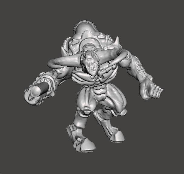 DOOM3 CYBERDEMON MINIATURE FIGURE MODEL SCIFI GAMES RPG DND