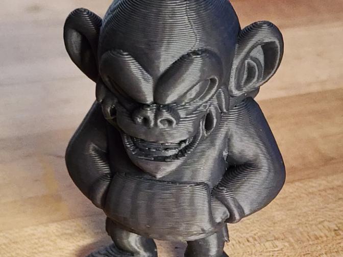 Evil Monkey Sculpture Urban Style model AMS 