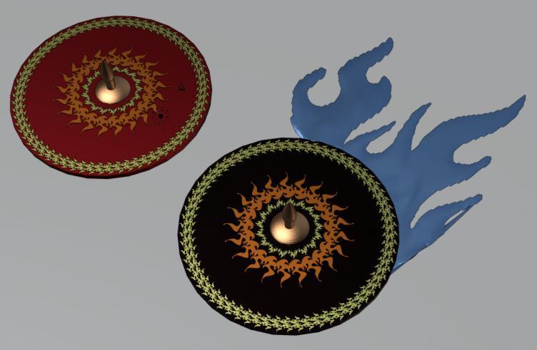 Spiked Bucklers of the order of the fire drake