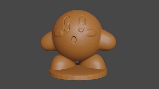 Kirby inspired, Kirby, Tabletop DnD miniature