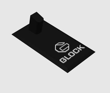 Glock pistol Stand Logo 3
