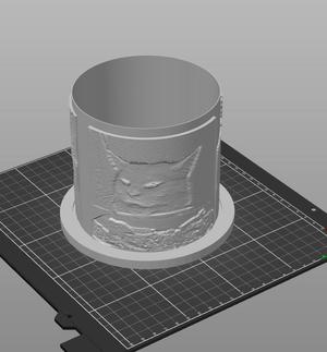 Tealight holder for lithophane circle