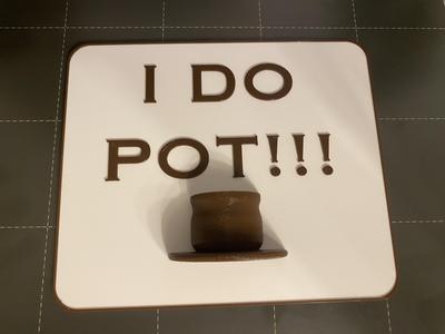 Pottery sign