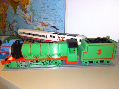 Railroad track for Henry the green engine