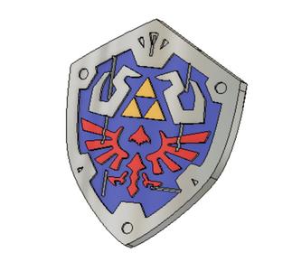 Zelda shield knife block