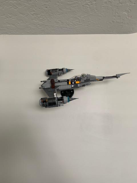mandalorian lego N1 starfighter wall mount