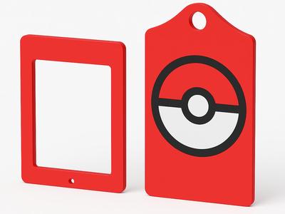 keychaing tcg Pokeball desing 