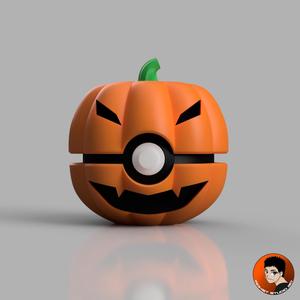 Pumpkin Pokeball 02 - Spooky Fun for Every Trainer