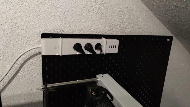 LIDL Smarthome Powerstrip Holder for IKEA Skadis