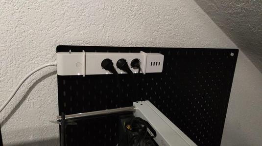 LIDL Smarthome Powerstrip Holder for IKEA Skadis