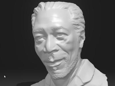 Morgan Freeman Bust