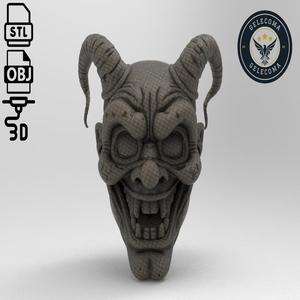 Villain Mask 3D Print Model