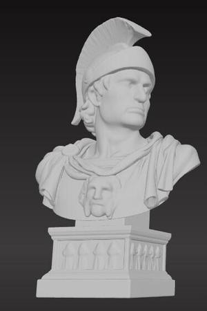 Ancient Roman Hero Figure 3D Printable STL FBX OBJ 3D print model