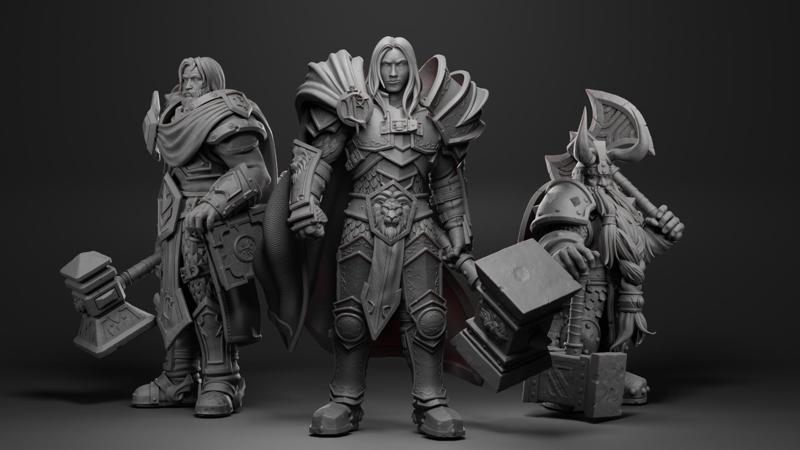 Alliance Heroes - Diorama - Warcraft 3